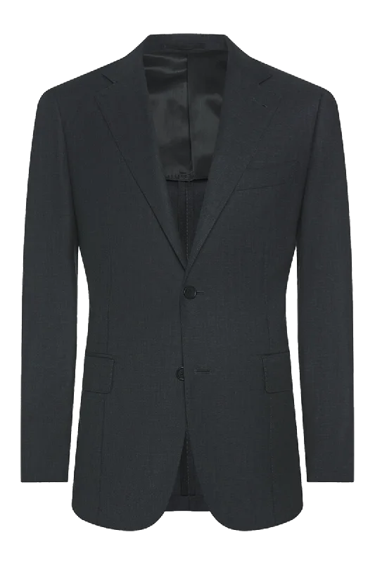 Asphalt Gray Regular fit 2 piece 2-Button Suit