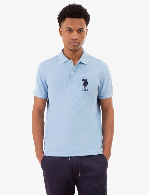 SOLID BIG LOGO POLO SHIRT