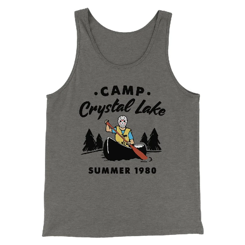 Camp Crystal Lake Funny Movie Men/Unisex Tank Top