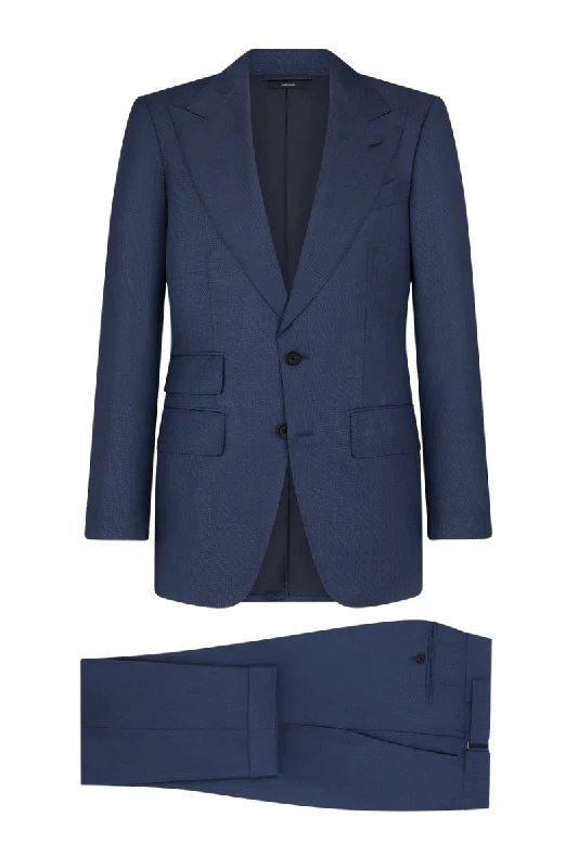 Demin Blue Slim fit 2 piece 2-Button Suit