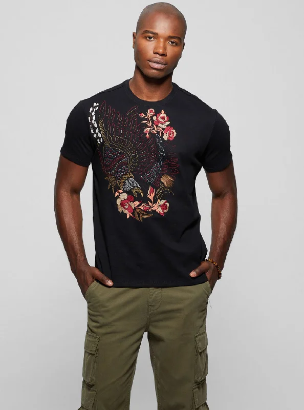 Eco Black Skylar Eagle T-Shirt