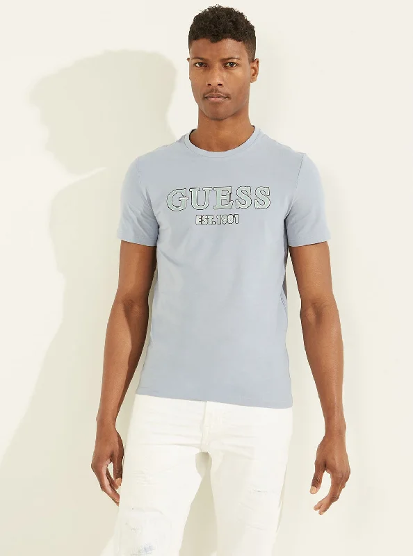 Eco Pale Blue Point Logo T-Shirt