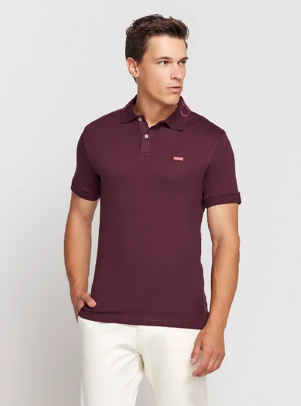 Eco Red Maroon Nolan Polo T-Shirt