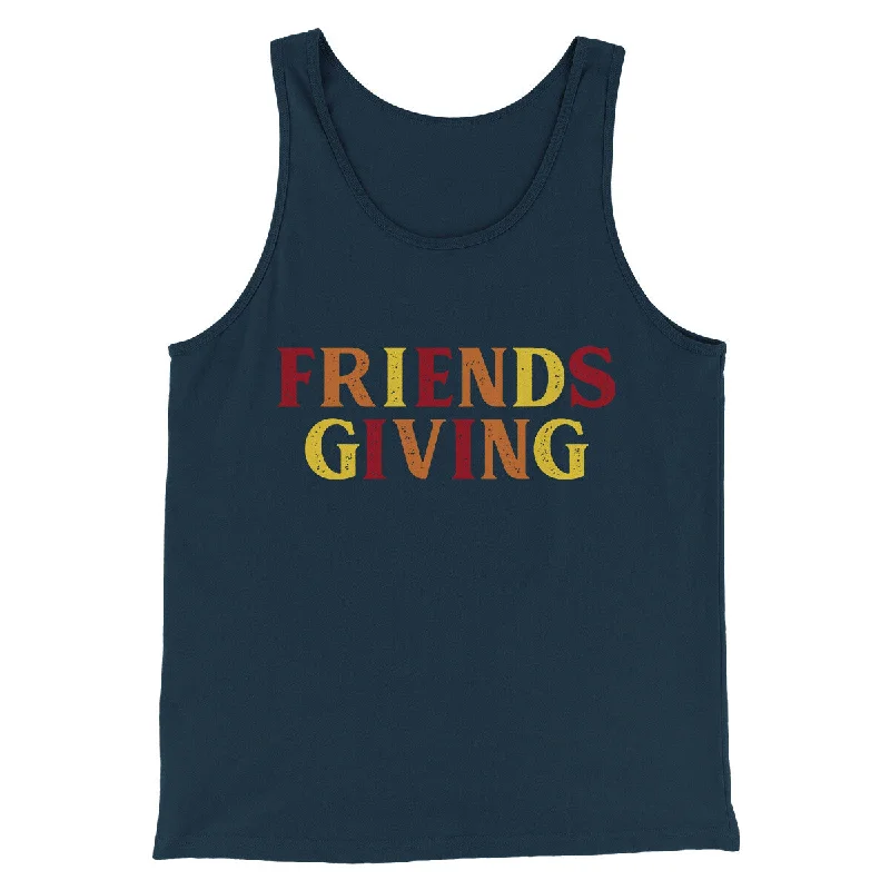 Friendsgiving Funny Thanksgiving Men/Unisex Tank Top