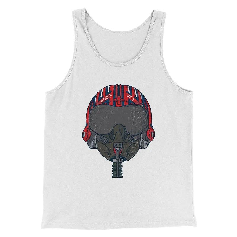 Goose Helmet Funny Movie Men/Unisex Tank Top