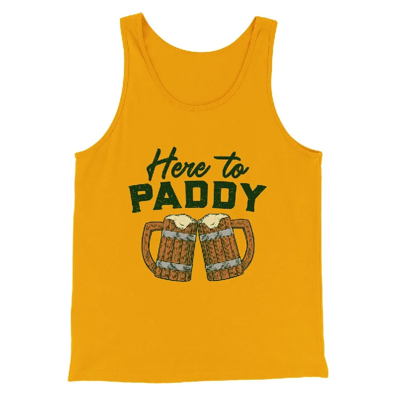 Here to Paddy Men/Unisex Tank Top