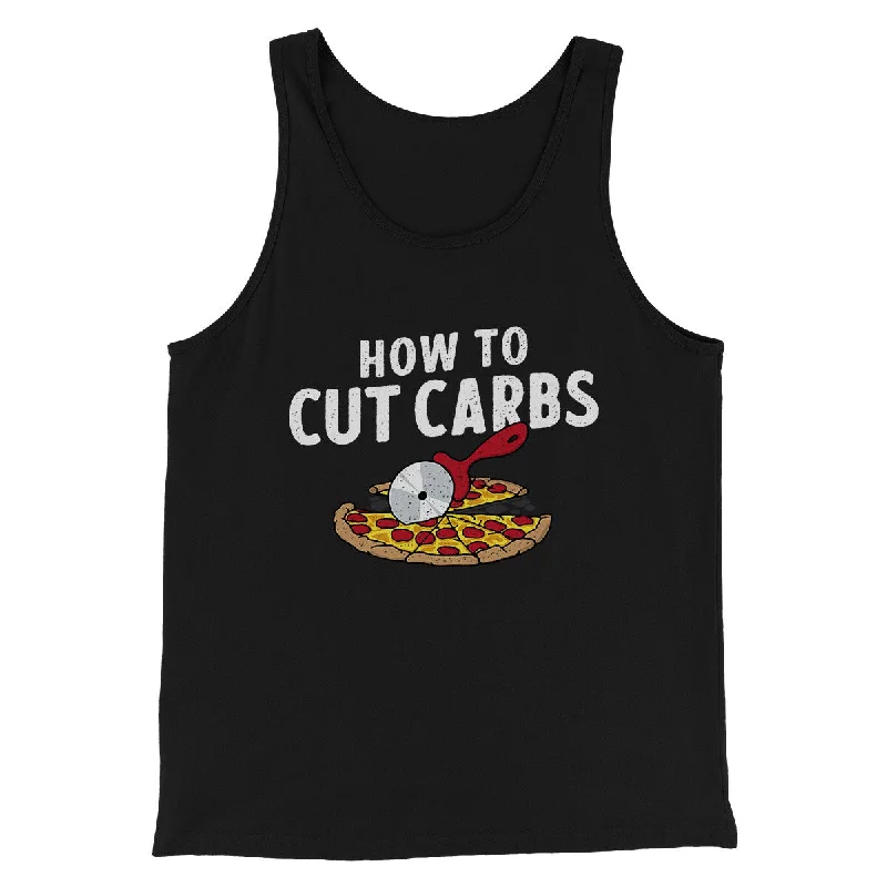 How To Cut Carbs (Pizza) Men/Unisex Tank Top