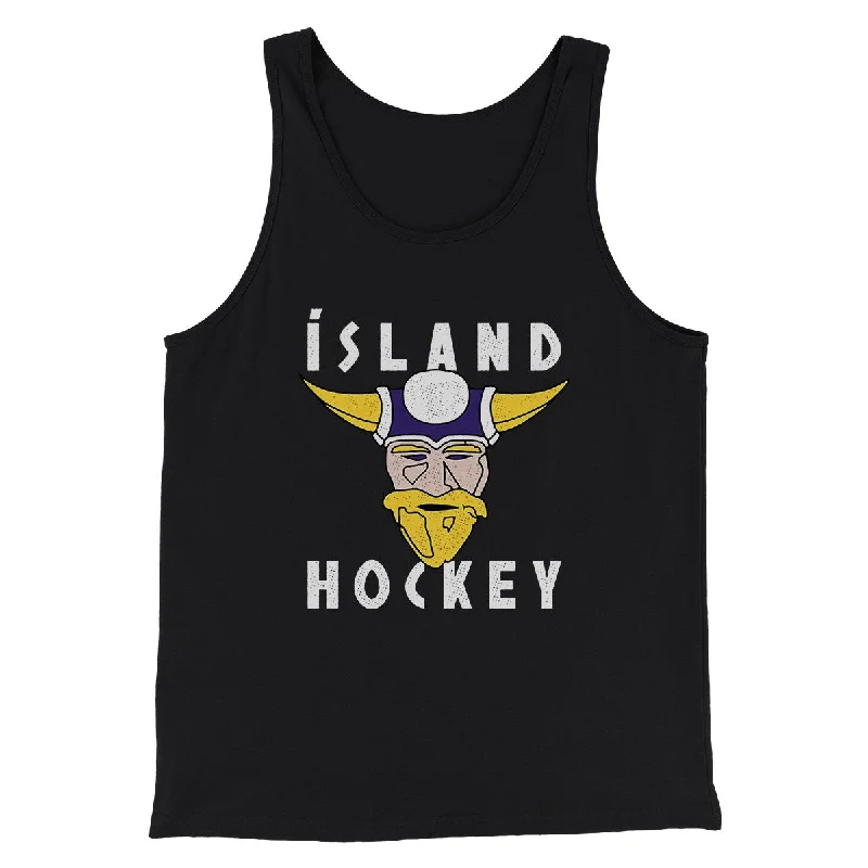 Iceland Hockey Funny Movie Men/Unisex Tank