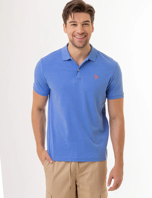 SOLID INTERLOCK POLO SHIRT