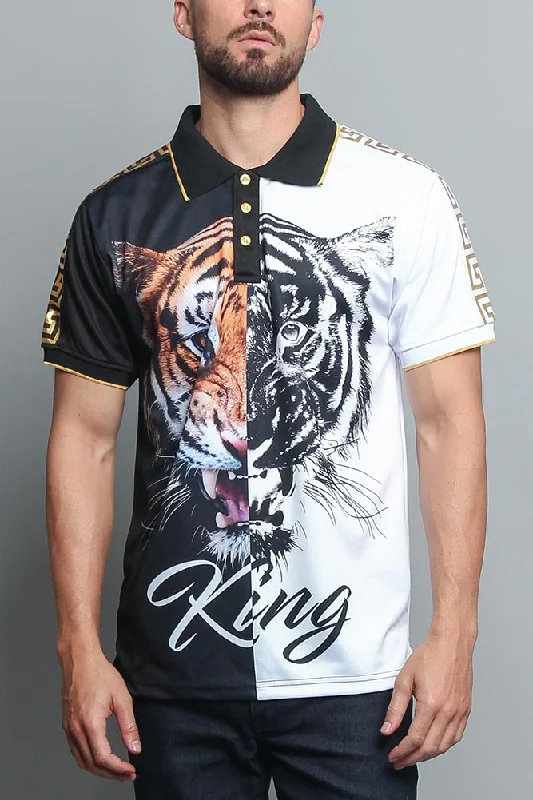 King Contrast Tiger Polo