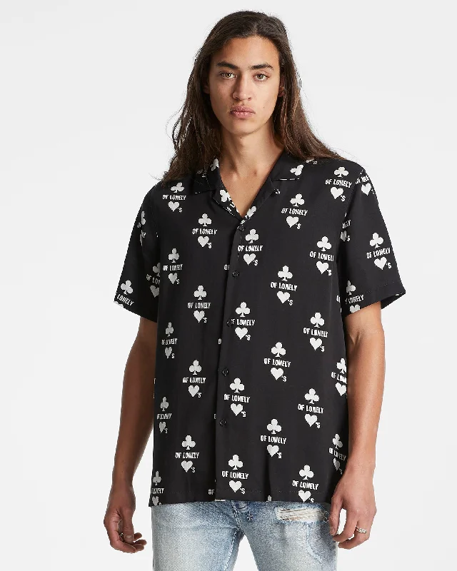 KLUB OF HEARTS RESORT SS SHIRT BLACK