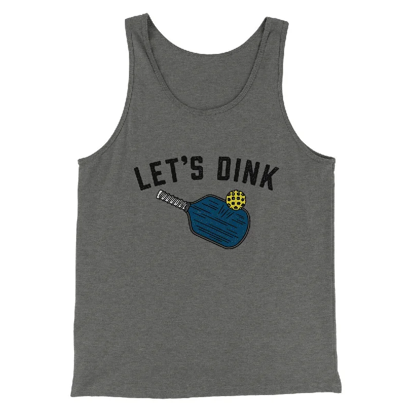 Let’s Dink Men/Unisex Tank Top