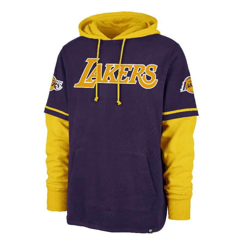 LOS ANGELES LAKERS TRIFECTA '47 SHORTSTOP PULLOVER HOOD