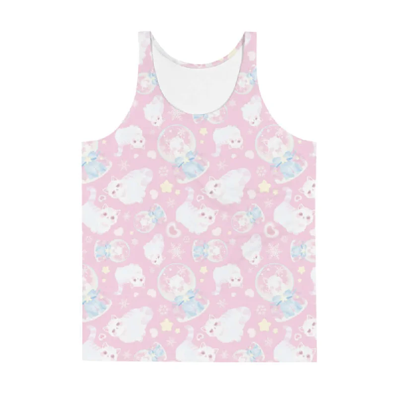 Men's Snow Kitten Tank Top