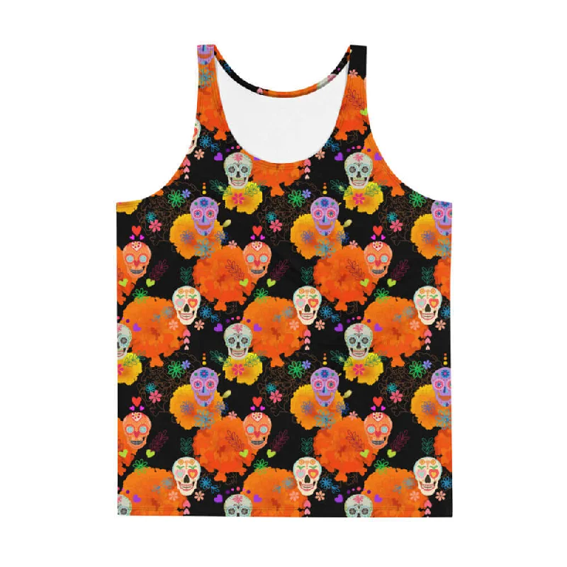 Men's Sugar Skull Tank Top