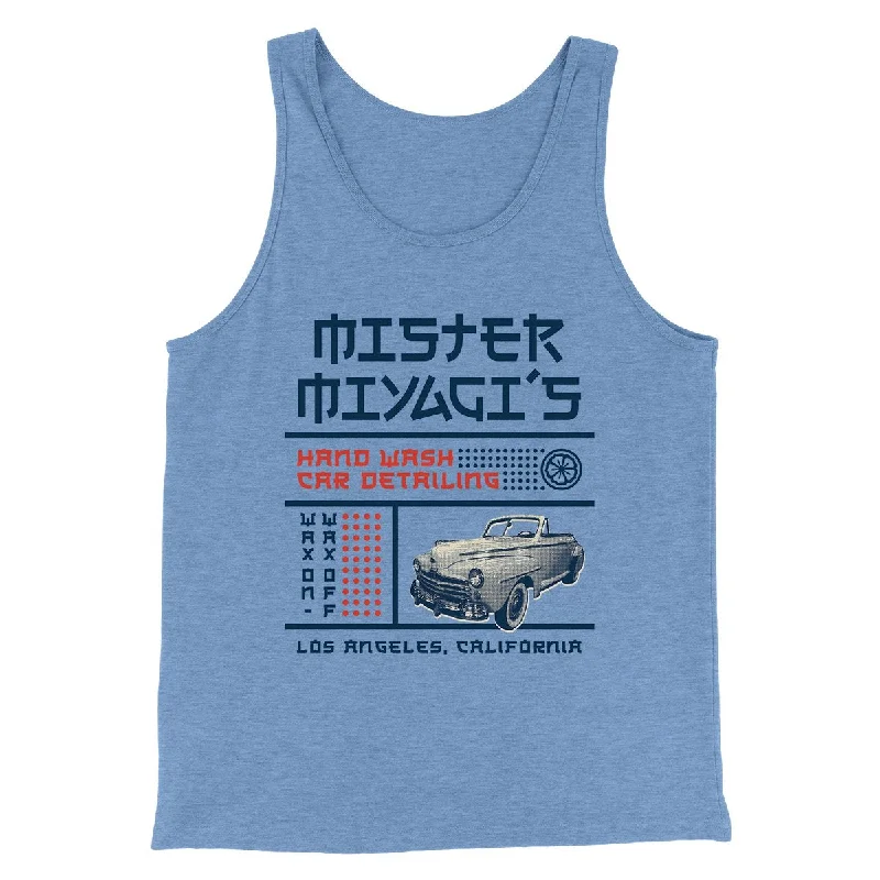 Mr. Miyagi's Car Detailing Funny Movie Men/Unisex Tank Top