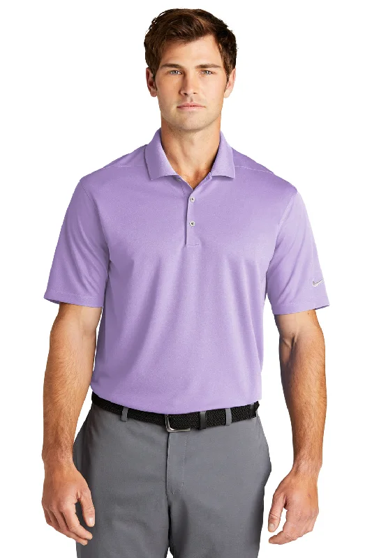 Nike Mens Dri-Fit Moisture Wicking Micro Pique 2.0 Short Sleeve Polo Shirt - Urban Lilac Purple