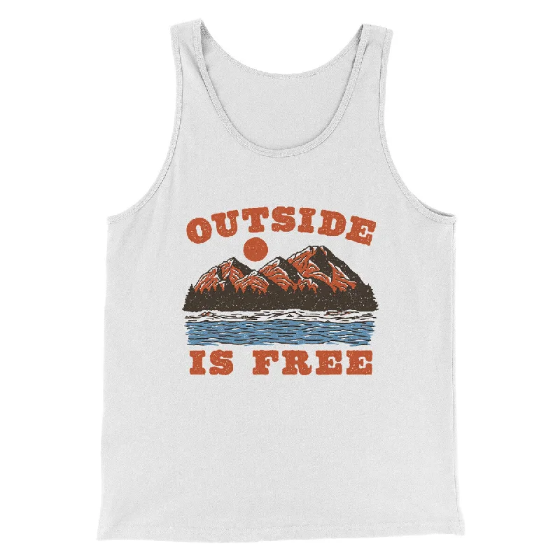 Outside Is Free Men/Unisex Tank Top