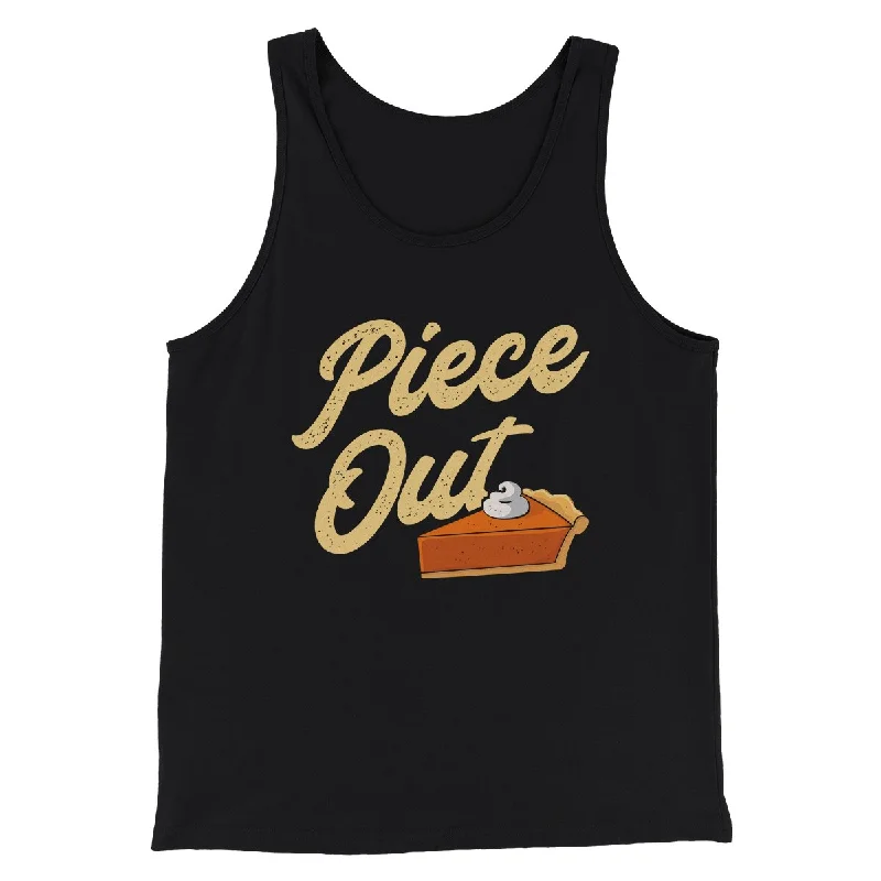 Piece Out Funny Thanksgiving Men/Unisex Tank Top