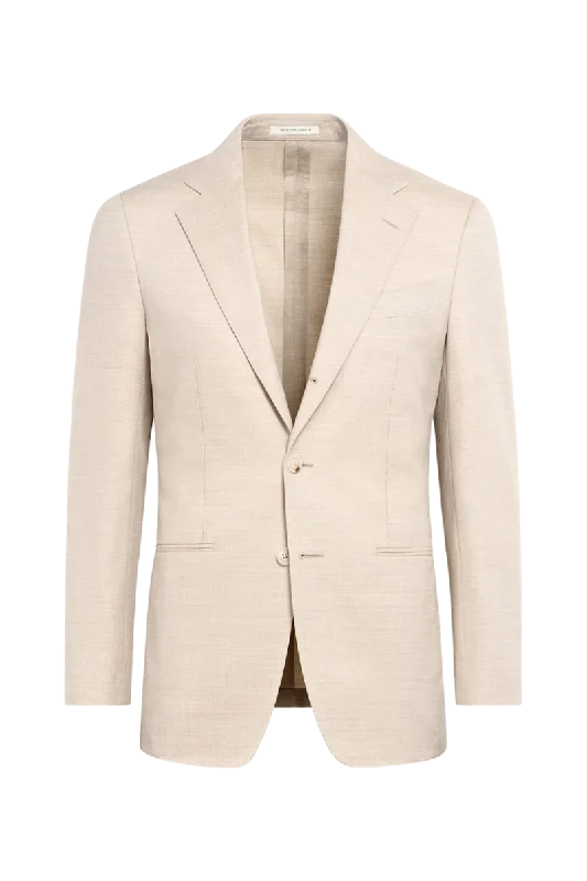 Pink 2-Button Wool Single Breasted Suit