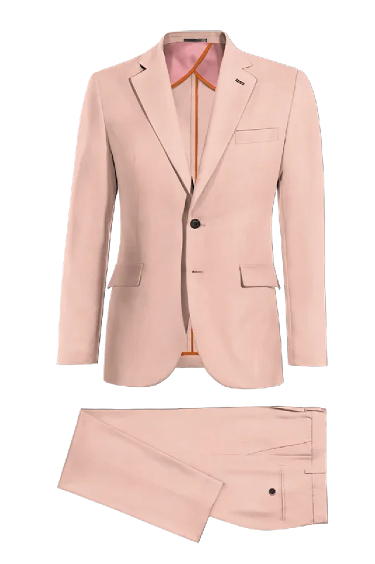 Pink Slim fit 2 piece 2-Button Suit