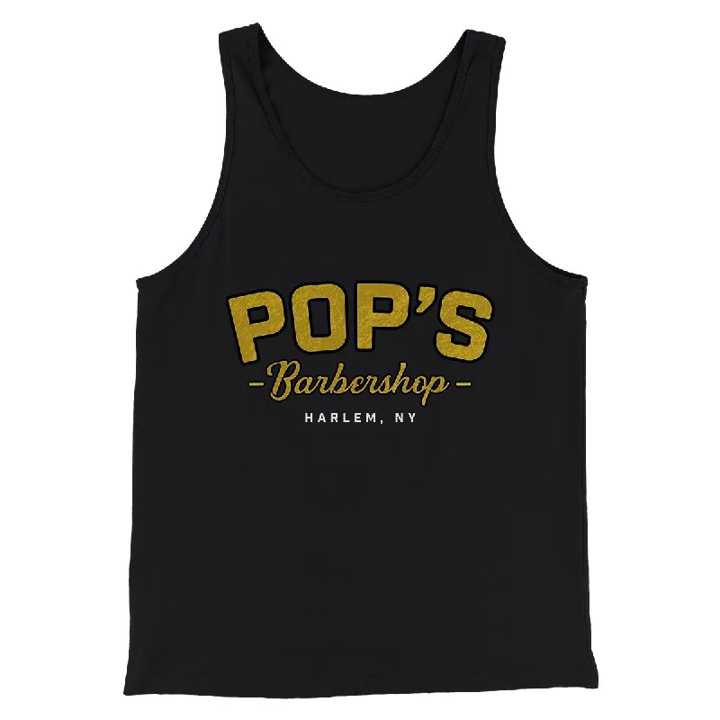 Pop's Barbershop Men/Unisex Tank Top