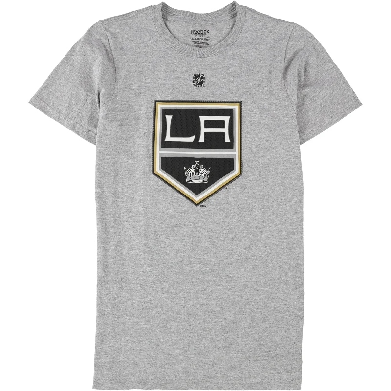 Reebok Mens La Kings Logo Graphic T-Shirt