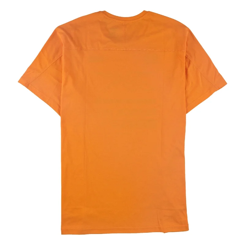 Reebok Mens Logo Graphic T-Shirt, Orange, Large