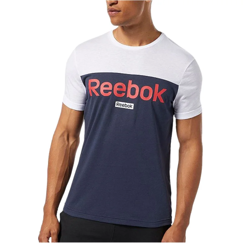 Reebok Mens Training Essentials Graphic T-Shirt, White, X-Small