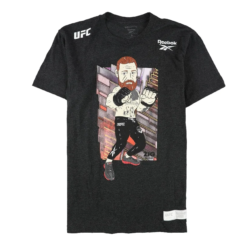 Reebok Mens UFC McGregor Graphic T-Shirt, Black, Medium