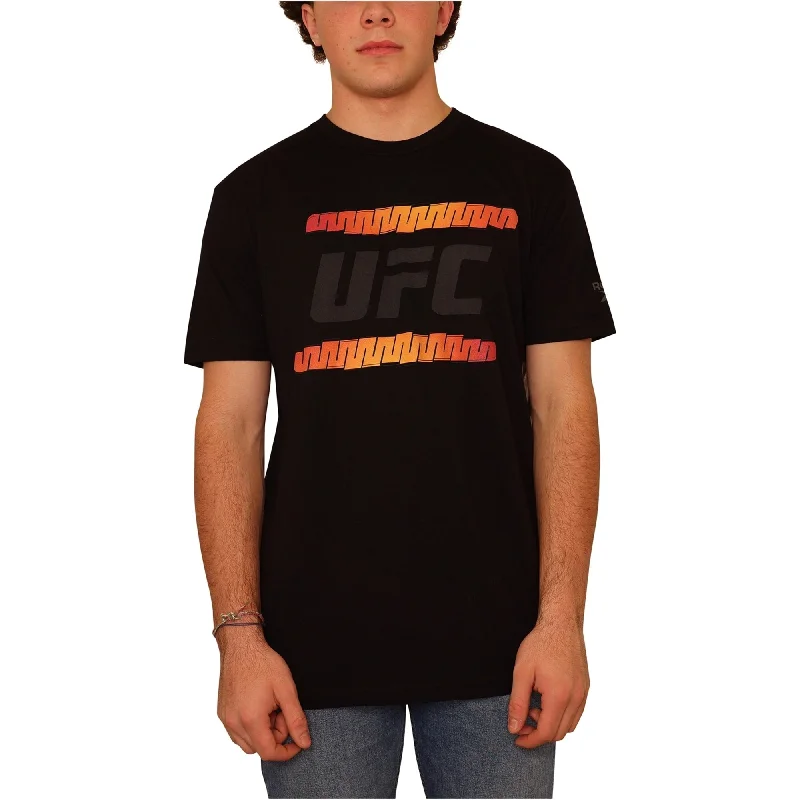 Reebok Mens Ufc Zig Graphic T-Shirt