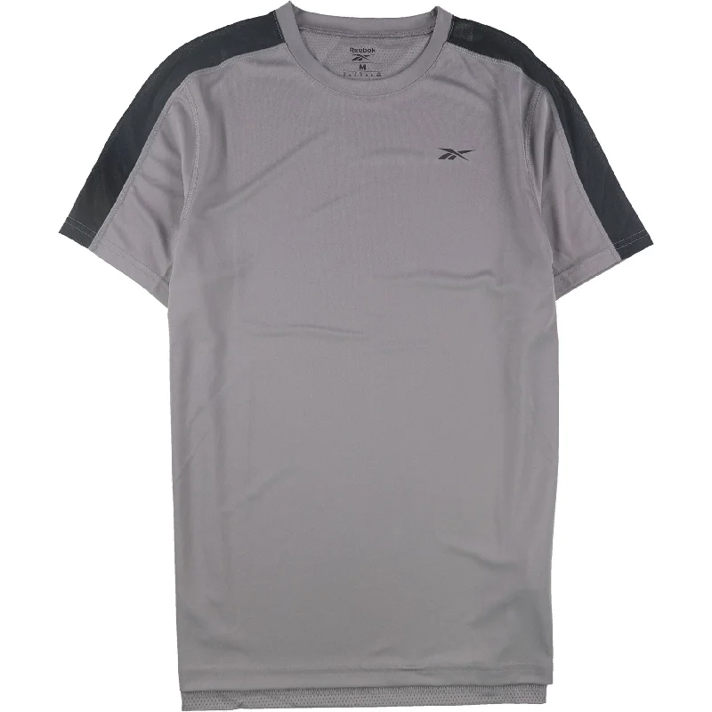 Reebok Mens Workout Ready Tech Basic T-Shirt, Grey, Small