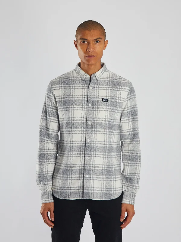 Maverick Shirt Marl Grey/White Check