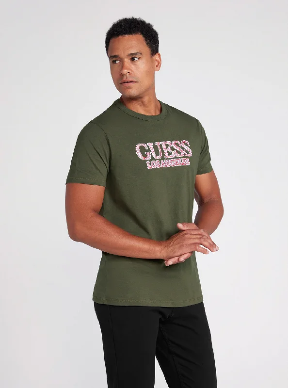 Sage Green L.A. Logo T-Shirt