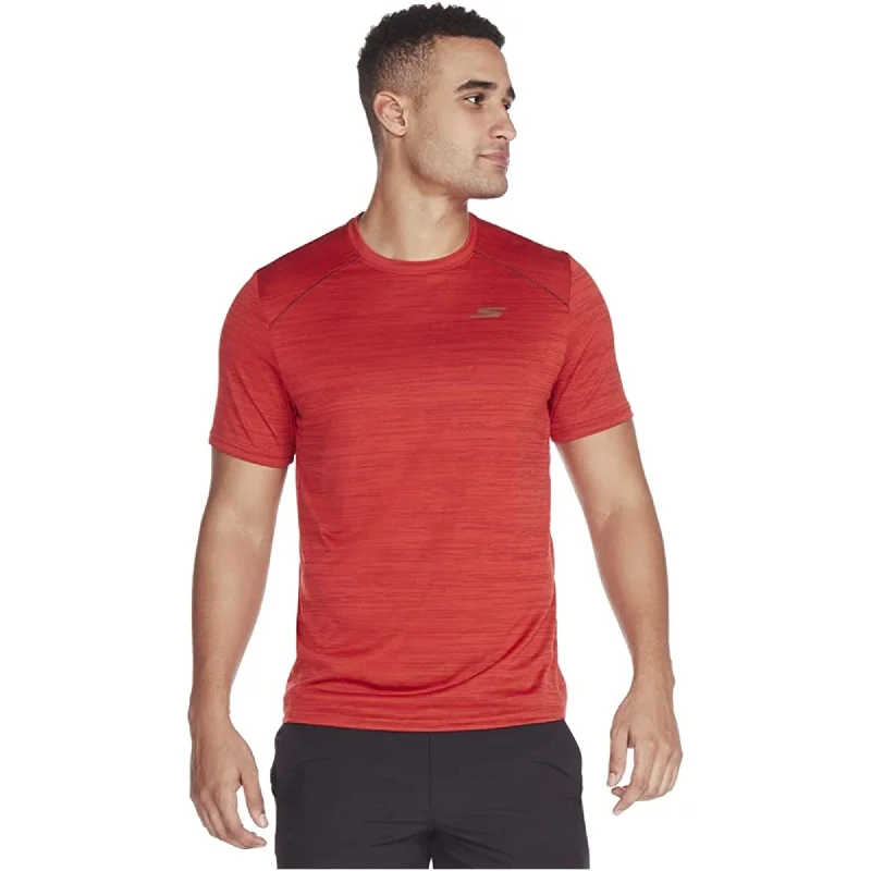 Skechers Mens Coolness Basic T-Shirt, Red, Small