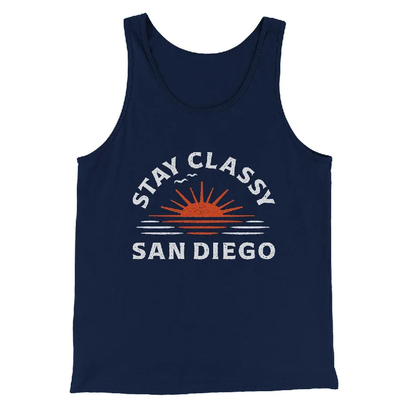 Stay Classy San Diego Funny Movie Men/Unisex Tank Top