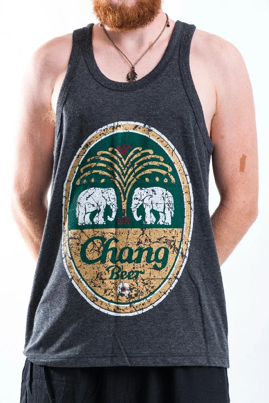 Vintage Style Chang Beer Tank Top in Black