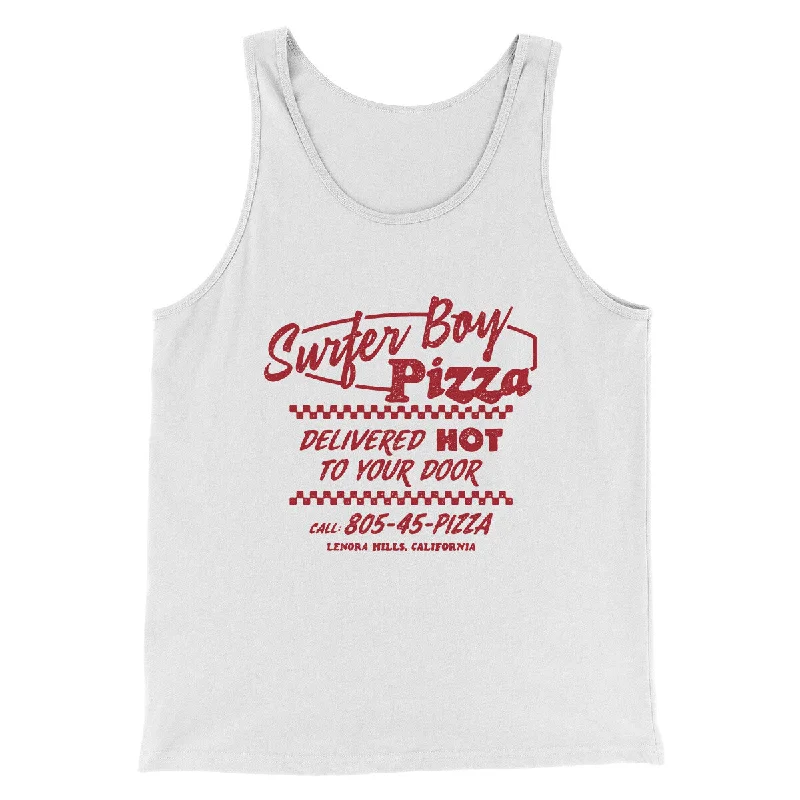 Surfer Boy Pizza Men/Unisex Tank Top