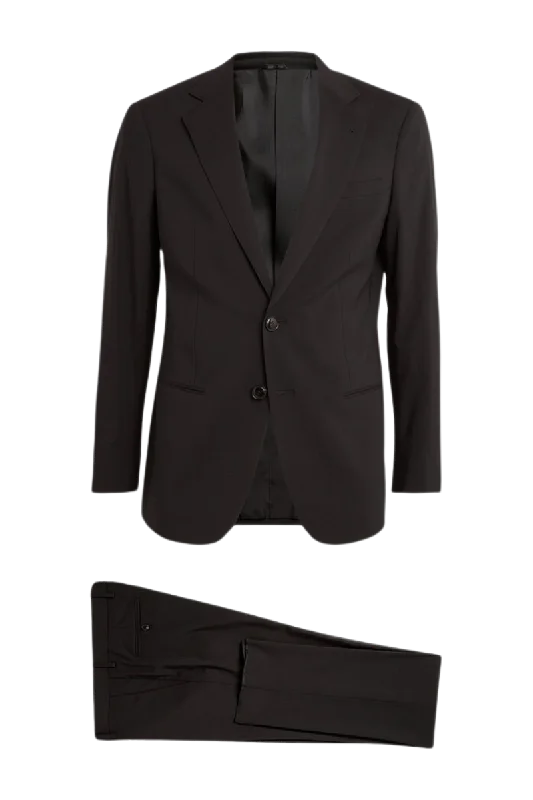 Tan Regular fit 2-Piece 2 Button Suit