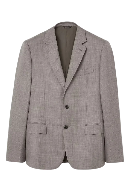 Thin Sand Grey Regular 2 piece 2-Button Suit