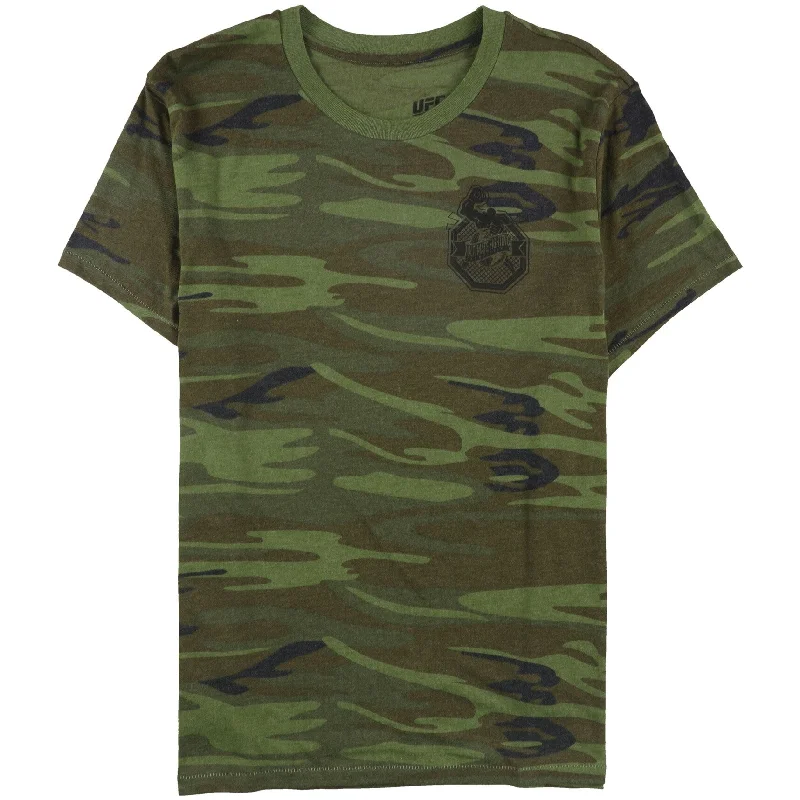 Ufc Mens Camo Print Graphic T-Shirt