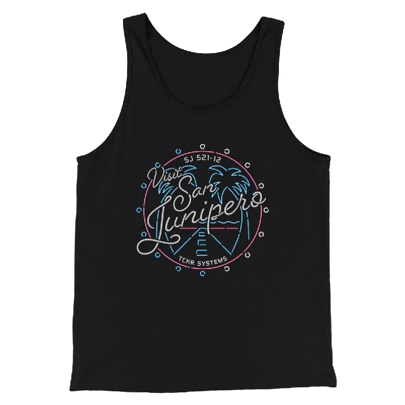 Visit San Junipero Funny Movie Men/Unisex Tank Top