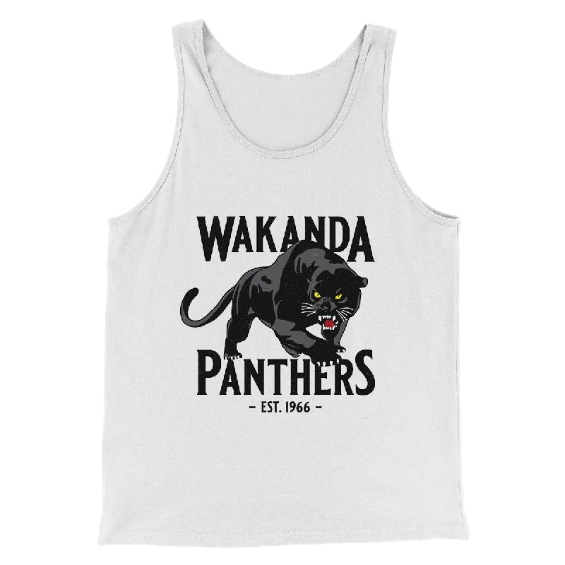 Wakanda Panthers Funny Movie Men/Unisex Tank Top