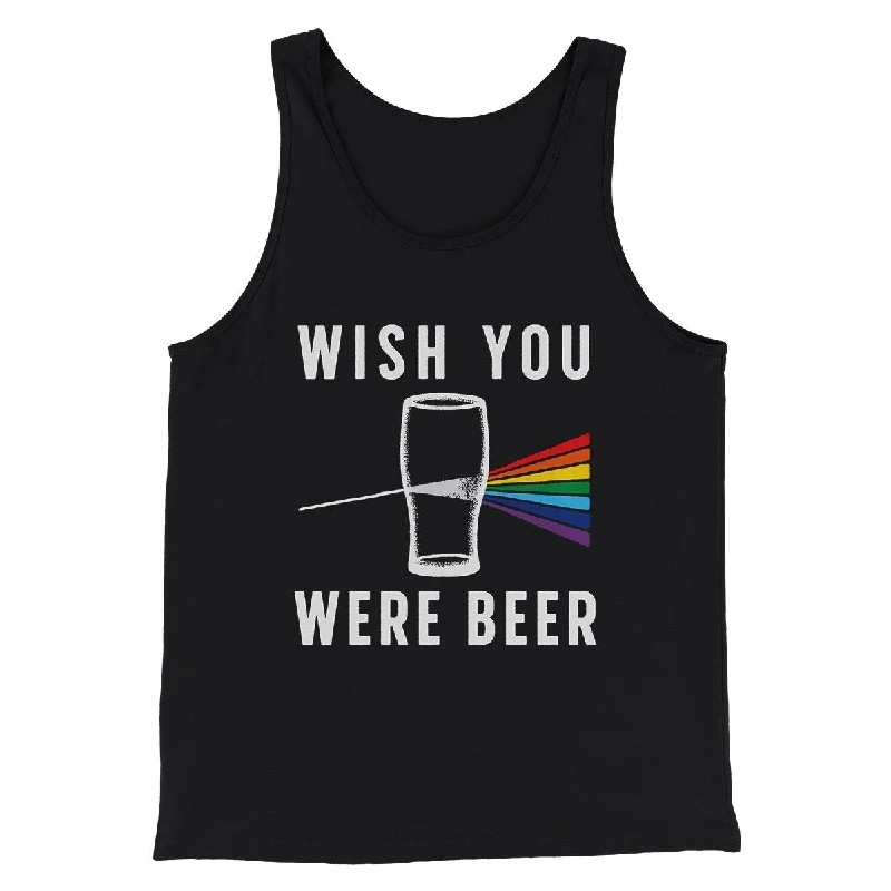 Wish You Were Beer Men/Unisex Tank Top