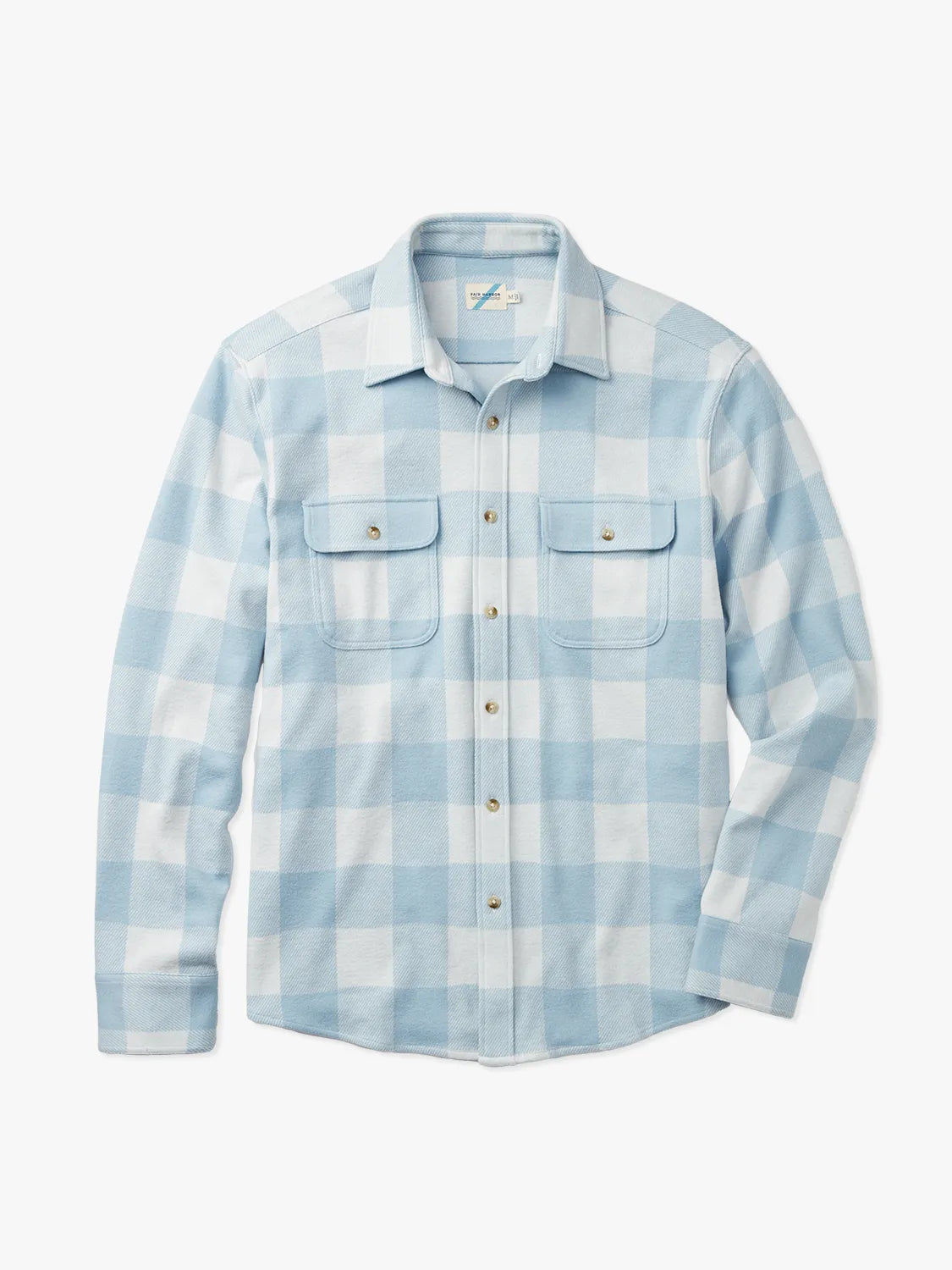 Dunewood Flannel | Light Blue Buffalo Check